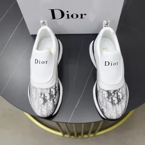 Luxury Designer Dior Leather Sneakers