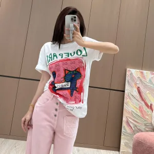 High Quality Luxury Loewe Abs Jeans