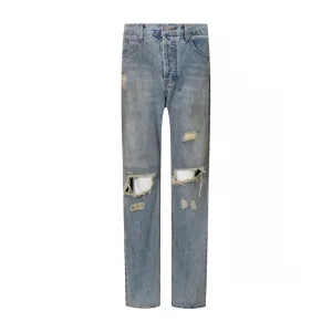 AAA Reps Acne Studios Pants Red Distressed Jeans Restraint