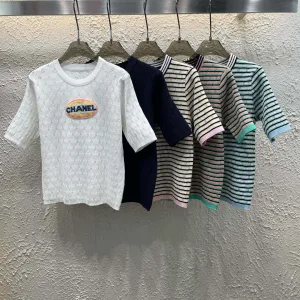 Luxury Chanel Short Sleeves