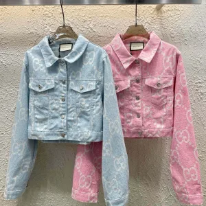 Designer Luxury Gucci Denim Outerwear