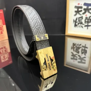 Designer Montblanc Belt Red
