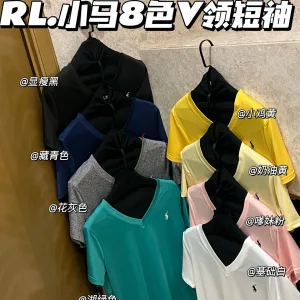 Aaa High Quality Ralph Lauren Cotton Short-Sleeved T-Shirt