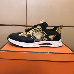 Designer Luxury Versace Cowhide Casual Shoes
