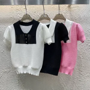 Luxury Chanel Short Sleeves