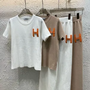 Aaa Hermès Leather Short-Sleeved Shirt