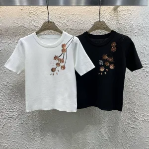 Luxury Aaa Miu Miu Short Sleeves