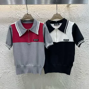 1:1 High Quality Miu Miu Short Sleeves