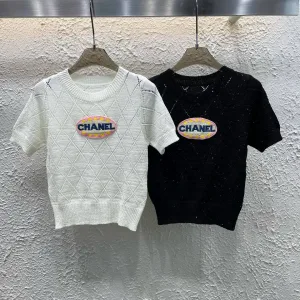 Aaa High Quality Chanel Diamond Short Sleeves