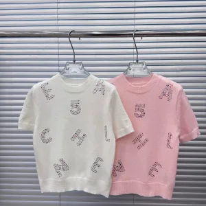 1:1 Chanel Stone Short Sleeves