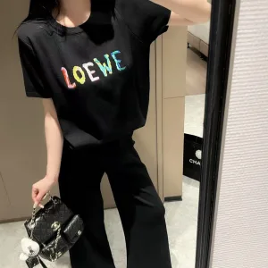 High Quality Luxury Loewe Short-Sleeved Shirt