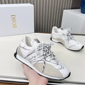 Luxury Dior Calfskin Sneakers For Spring