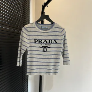Designer High Quality Prada Jacquard Long Sleeves