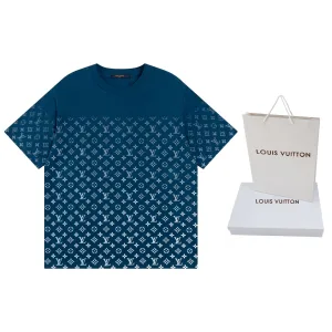 Luxury Aaa Louis Vuitton Cotton Short-Sleeved T-Shirt