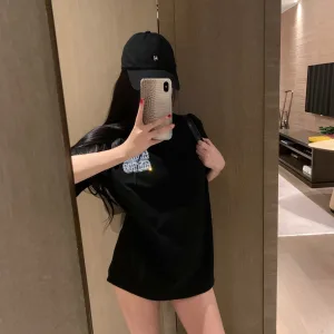High Quality Aaa Miu Miu Stone Short Sleeves