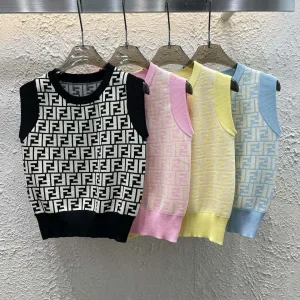 Aaa 1:1 Fendi Jacquard Vest