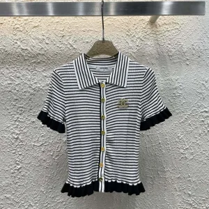 High Quality Chanel Short-Sleeved Shirt