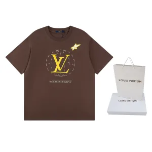 High Quality Aaa Louis Vuitton Cotton Short-Sleeved T-Shirt