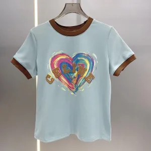High Quality Luxury Celine Foam Short-Sleeved T-Shirt