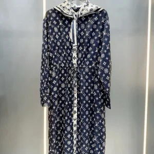 1:1 Louis Vuitton Silk Dresses