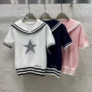 Aaa Dior Jacquard Short Sleeves