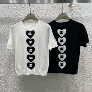 Luxury High Quality Chanel Jacquard Short Sleeves