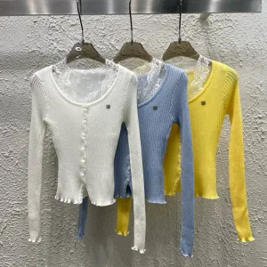 Luxury Designer Chanel Lace Cardigan