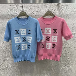 Aaa Chanel Jacquard Short Sleeves