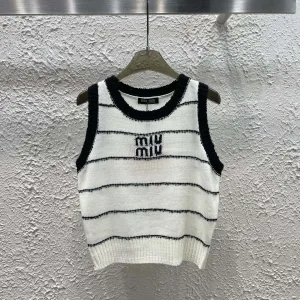 1:1 Miu Miu Jacquard Vest