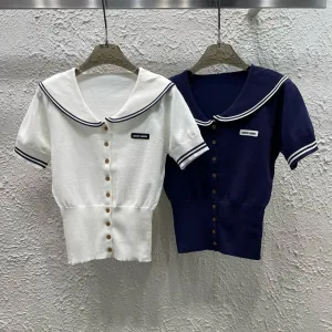 Aaa Designer Miu Miu Short Sleeves