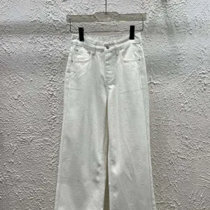 Luxury Chanel Jacquard Pants