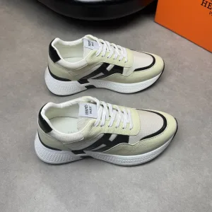 Designer Luxury Hermès Calfskin Sneakers