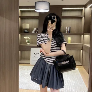 Luxury Designer Miu Miu Short-Sleeved Shirts