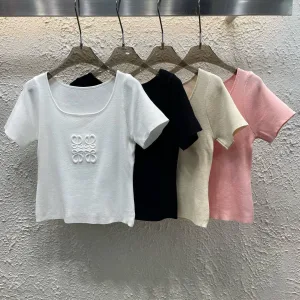 High Quality Luxury Loewe Short Sleeves