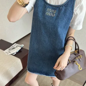 Aaa 1:1 Miu Miu Denim Dress
