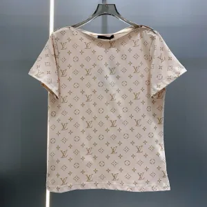 Luxury Designer Louis Vuitton Short-Sleeved T-Shirt