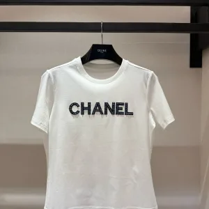 High Quality Chanel Stone Short-Sleeved T-Shirt