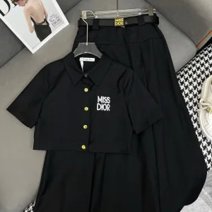 Luxury Dior Short-Sleeved Shirt