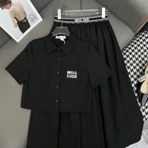 Designer Aaa Dior Short-Sleeved Shirts