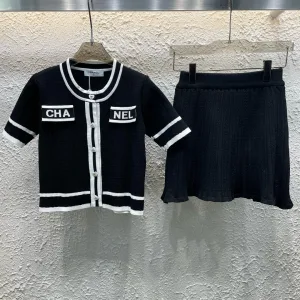 High Quality Chanel Jacquard Short-Sleeved Shirts