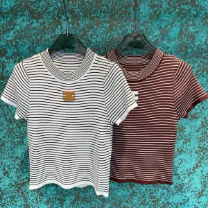 Designer High Quality Celine Leather Short Sleeves
