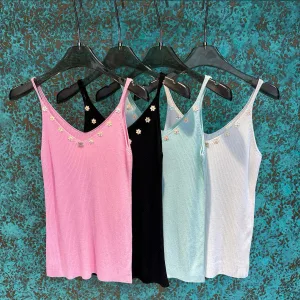 Luxury Designer Chanel Tank Top