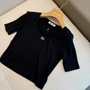 Luxury Miu Miu Short-Sleeved T-Shirt