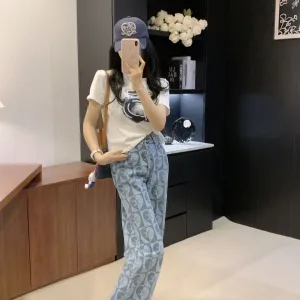 Designer Celine Cotton Short-Sleeved Shirt