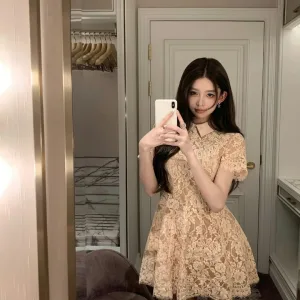 Luxury 1:1 Saint Laurent Lace Dress