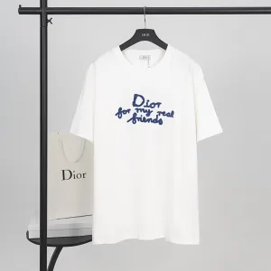 Designer Dior Cotton Short-Sleeved T-Shirt