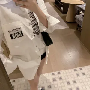 1:1 Luxury Dior Stone Short-Sleeved Shirts