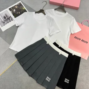 Luxury Miu Miu Short-Sleeved Shirts