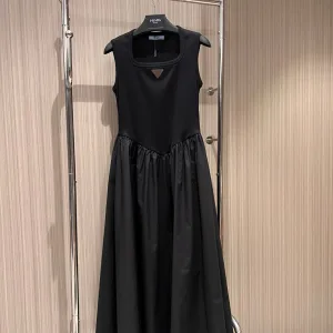 Aaa Luxury Prada Leather Sleeveless