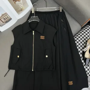 Luxury High Quality Miu Miu Midi Skirt